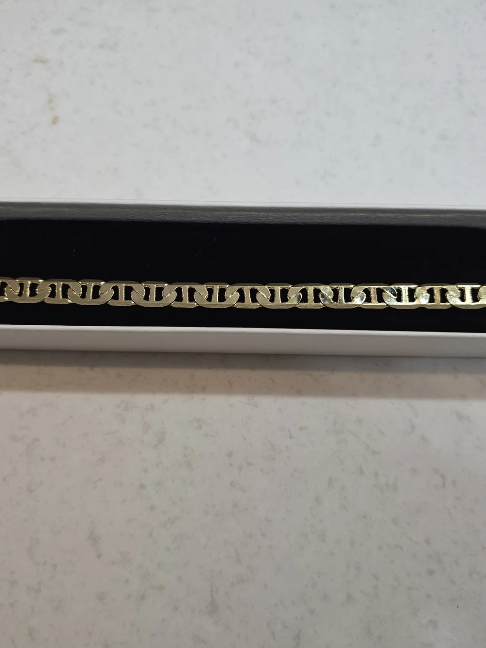 Gold Mariner  Link Chain Bracelet